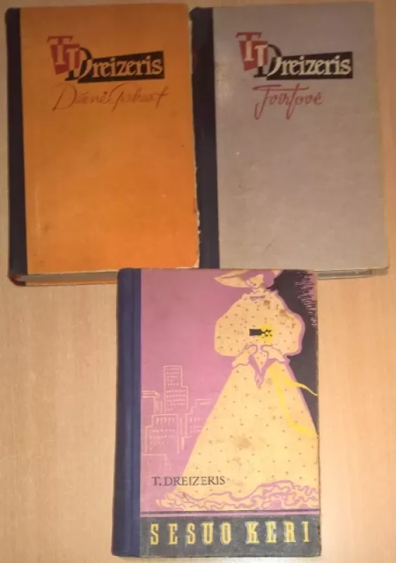 (3 kn.): Džeinė Gerhart; Tvirtovė; Sesuo Keri - Teodoras Dreizeris, knyga 2