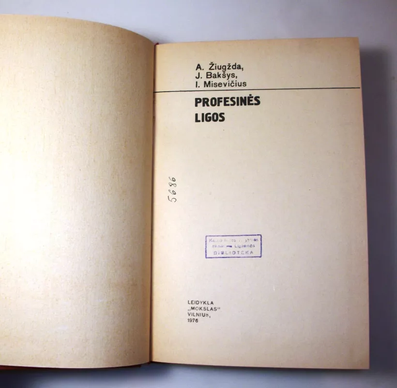 Profesinės ligos - A. Žiugžda J. Bakšys I. Misevičius, knyga 4