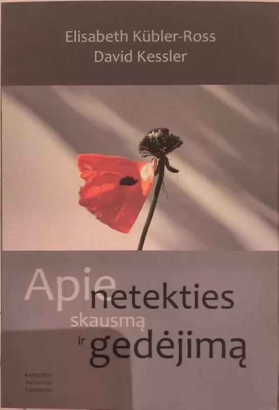 Apie netekties skausmą ir gedėjimą - Elisabeth Kübler-Ross, David Kessler, knyga 2