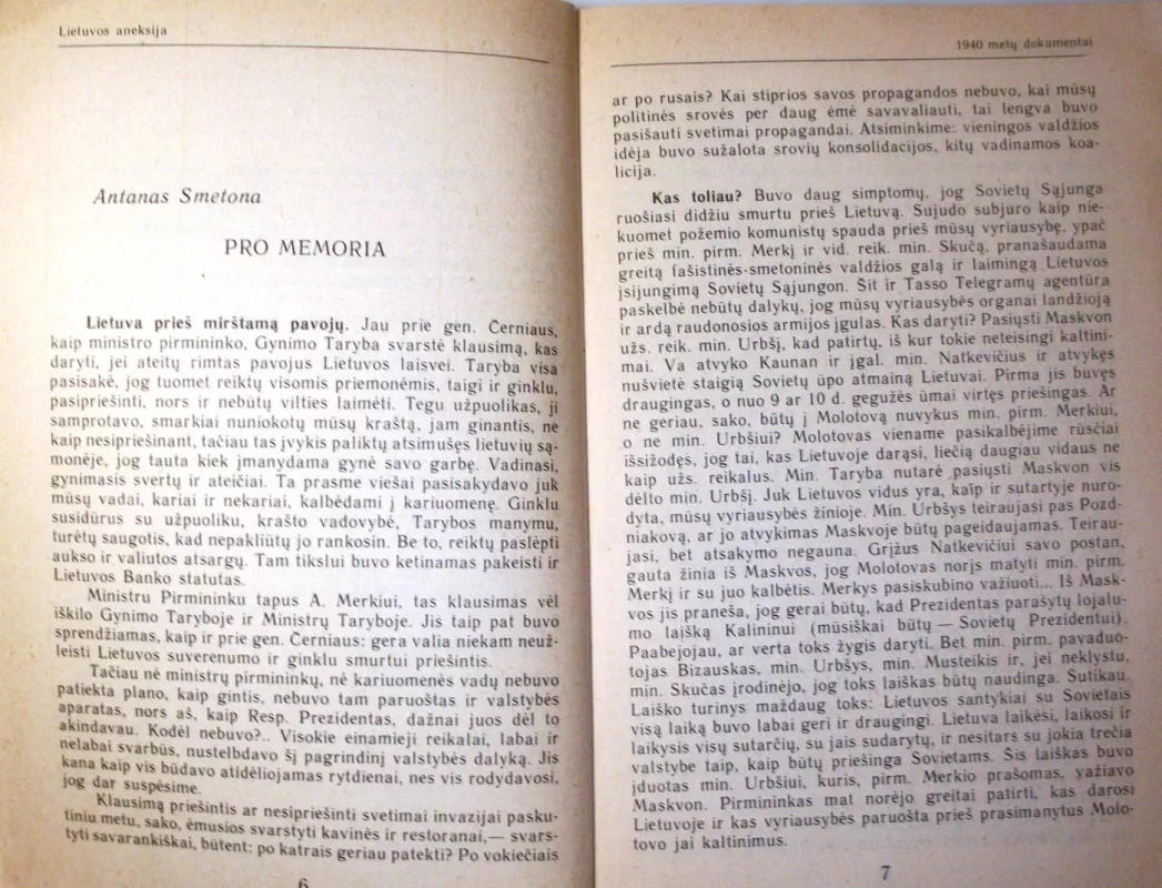 Lietuvos aneksija: 1940 metų dokumentai - L. Gudaitis, knyga 5