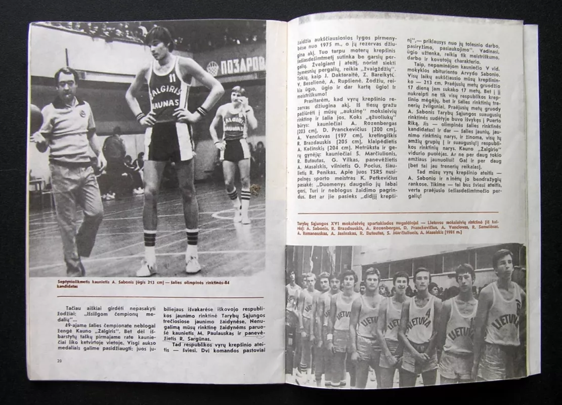 Mūsų Krepšiniui - 60 - V. Zeliukas, knyga 5