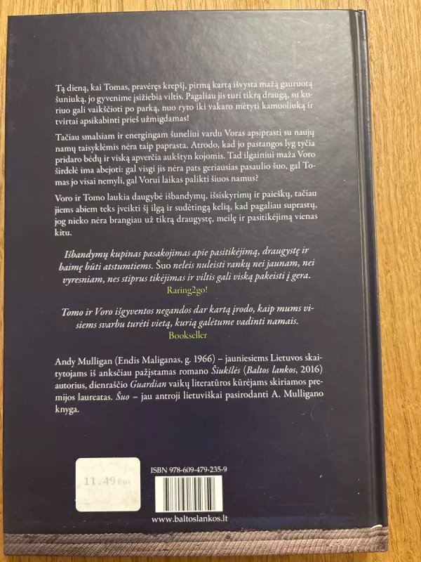 Šuo - Andy Mulligan, knyga 4