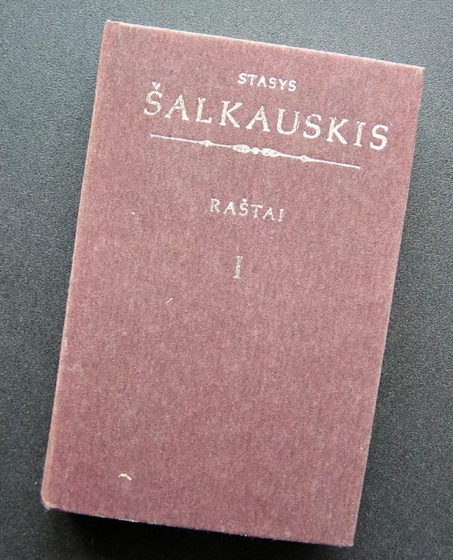 Šalkauskis Stasys Raštai (I tomas) - Stasys Šalkauskis, knyga 2