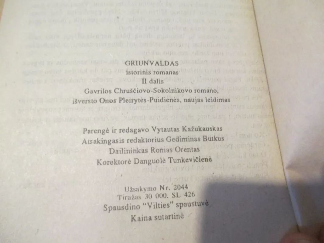 Griunvaldas (Žalgiris) (2 tomai) - Autorių Kolektyvas, knyga 5