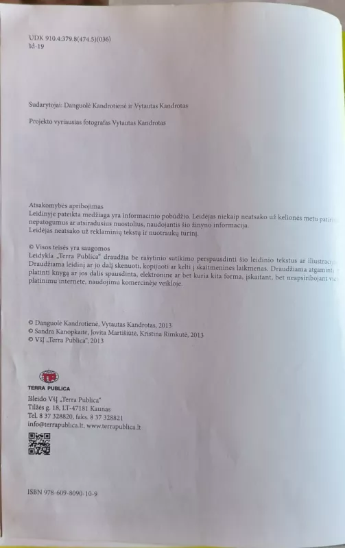 Įdomiausios kelionės po Lietuvą aktyviai - Danguolė Kandrotienė, Vytautas Kandrotas, knyga 4