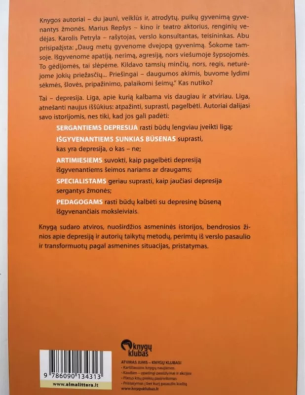 Šokis su tamsa: pasakojimas apie patirtį sergant depresija - Autorių Kolektyvas, knyga 5