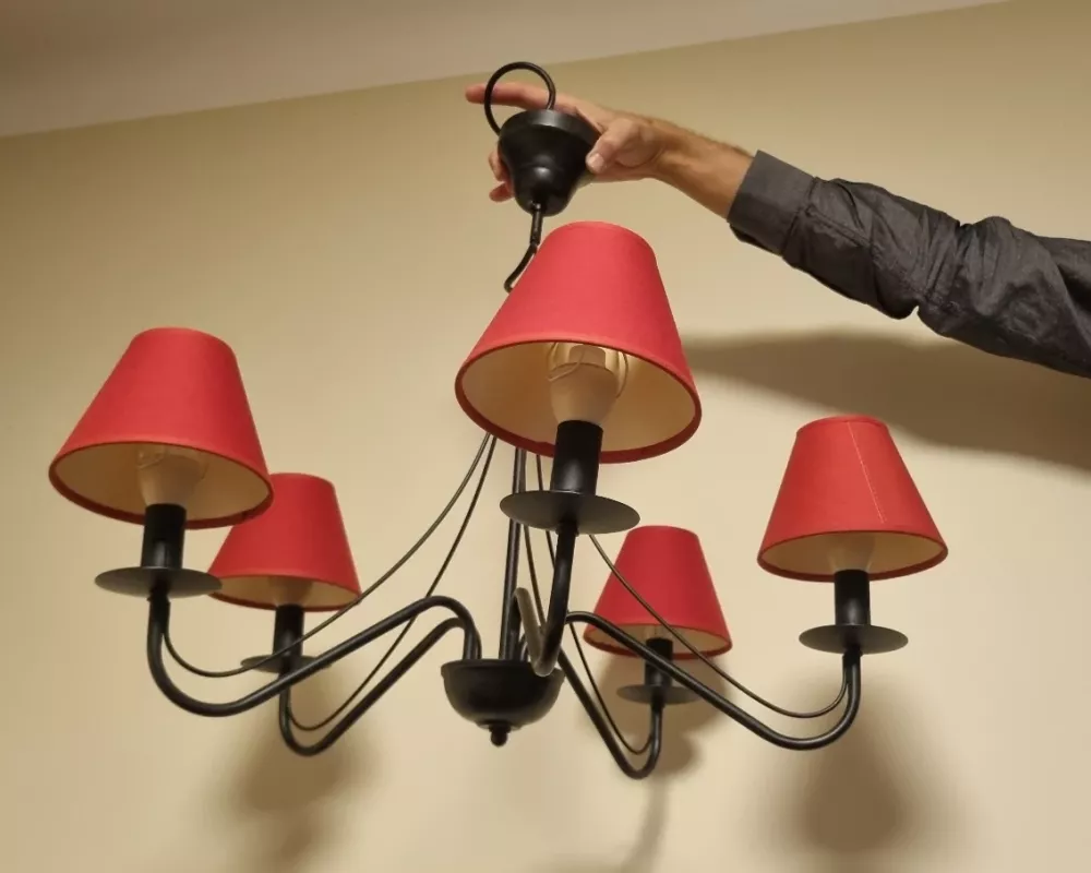 Pakabinamas lubinis šviestuvas. 5 šakų. - , namai ir interjeras 2