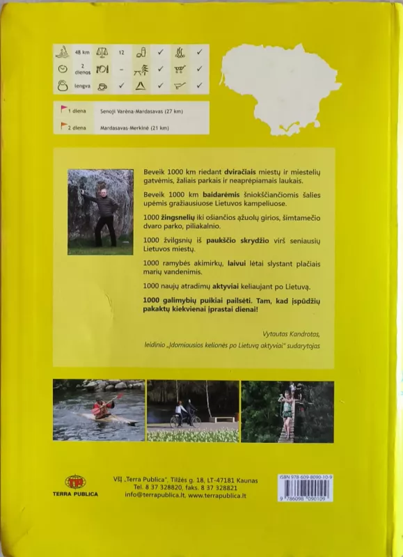 Įdomiausios kelionės po Lietuvą aktyviai - Danguolė Kandrotienė, Vytautas Kandrotas, knyga 3