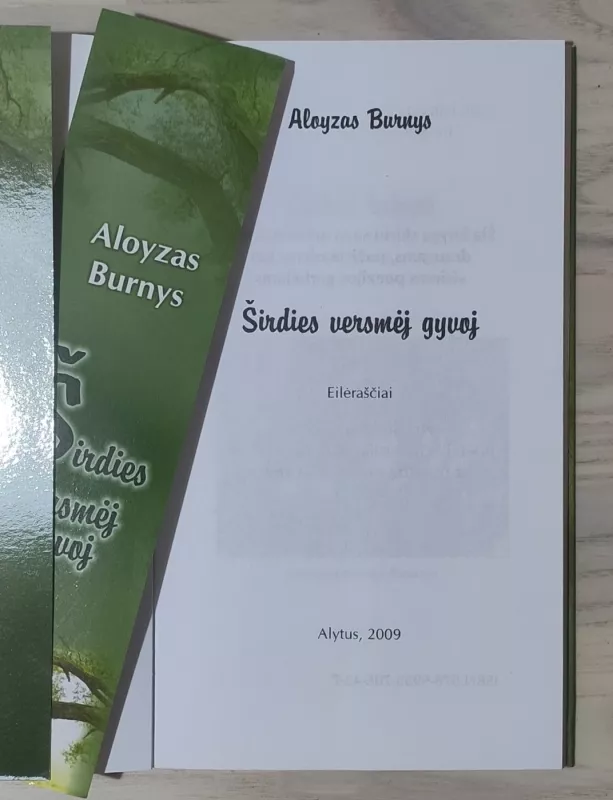 Širdies versmėj gyvoj - Aloyzas Burnys, knyga 2