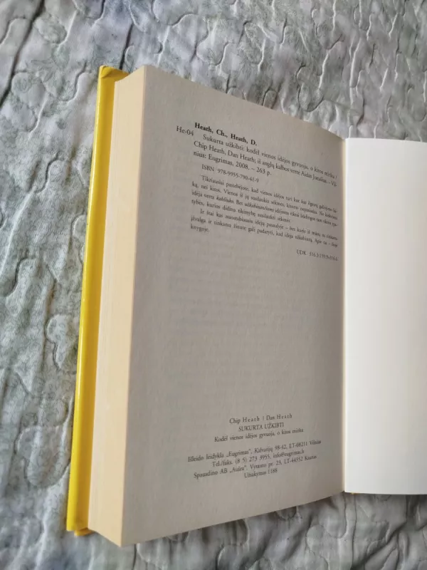 Sukurta užkibti - Dan Heath, Chip  Heath, knyga 5