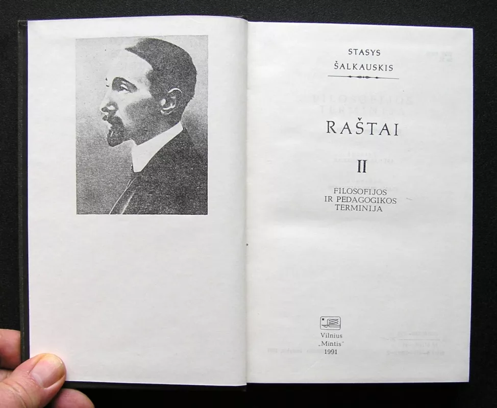 Raštai (II tomas) - Stasys Šalkauskis, knyga 3