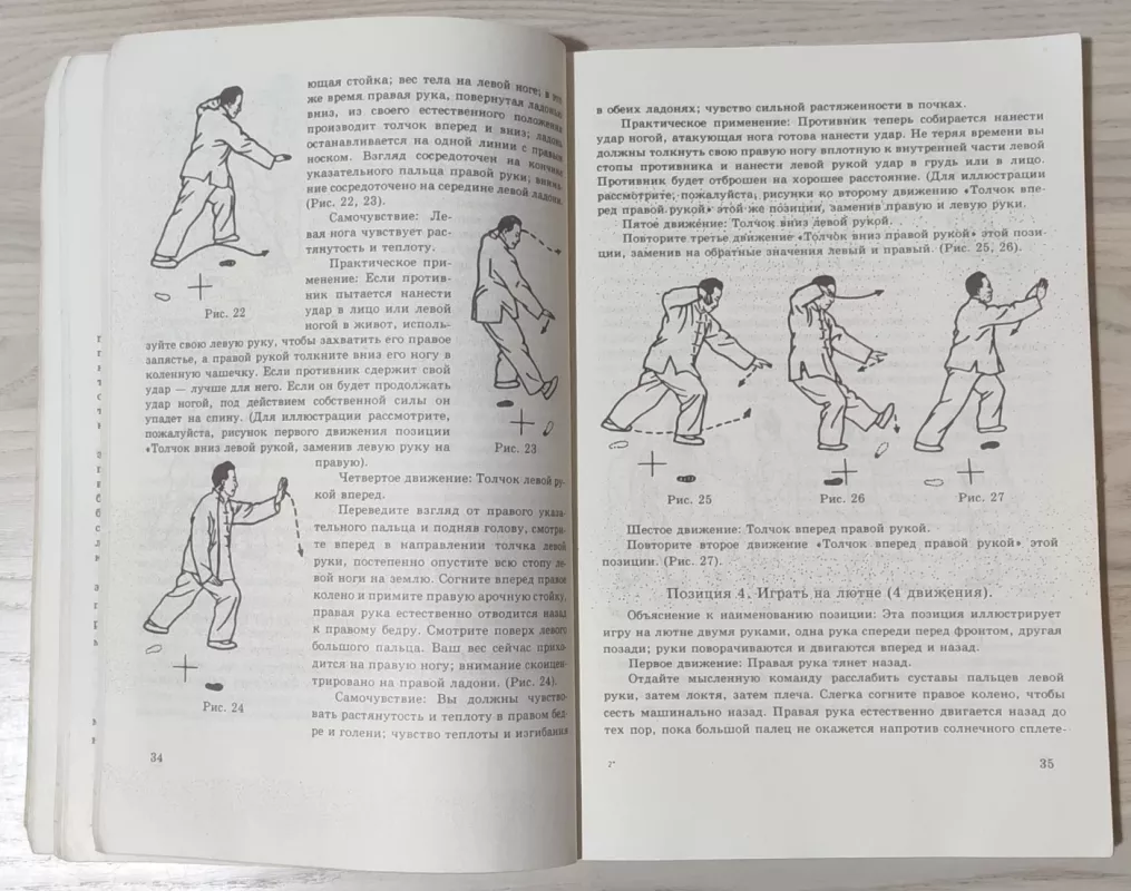 Taijiquan pozicijų judesys - Van Peišenas, knyga 4