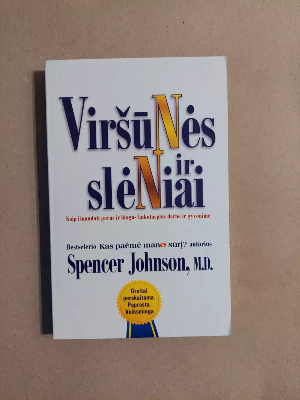 Viršūnės ir slėniai - Spencer Johnson, knyga 2