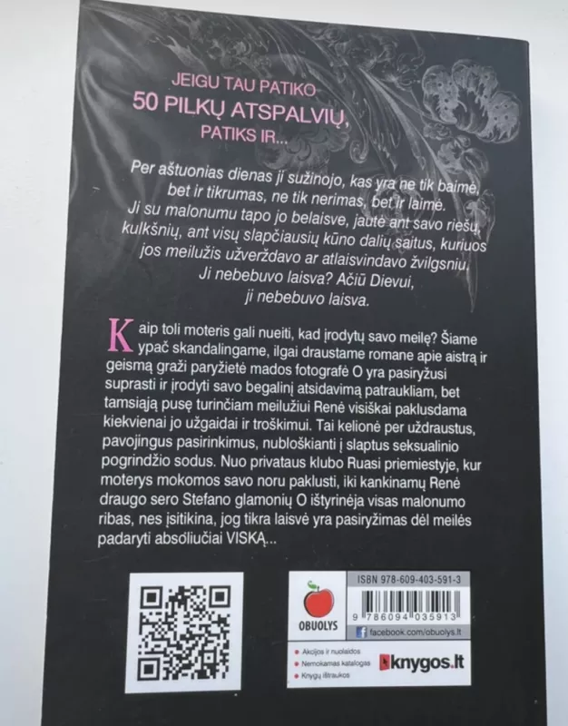 O ISTORIJA: savo laiku uždrausta net Prancūzijoje - Pauline Reage, knyga 3