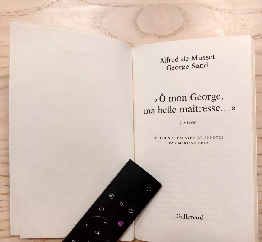 O Mon George, Ma Belle Maitresse: Lettres Pocket Book (French edition) (Folio 2 Euros) - George Sand, Alfred de Musset, knyga 3