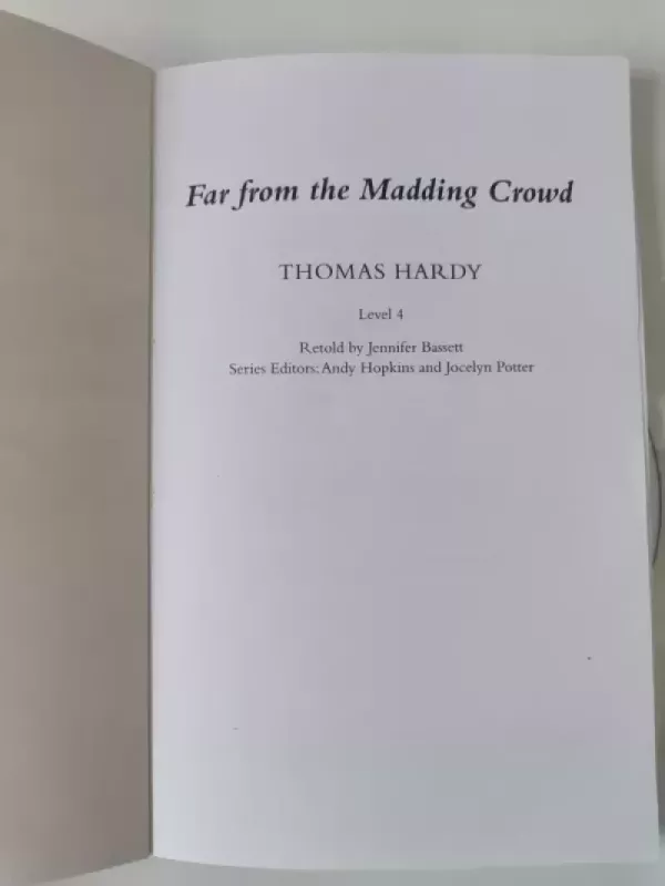 Far From the Madding Crowd - Thomas Hardy, knyga 5
