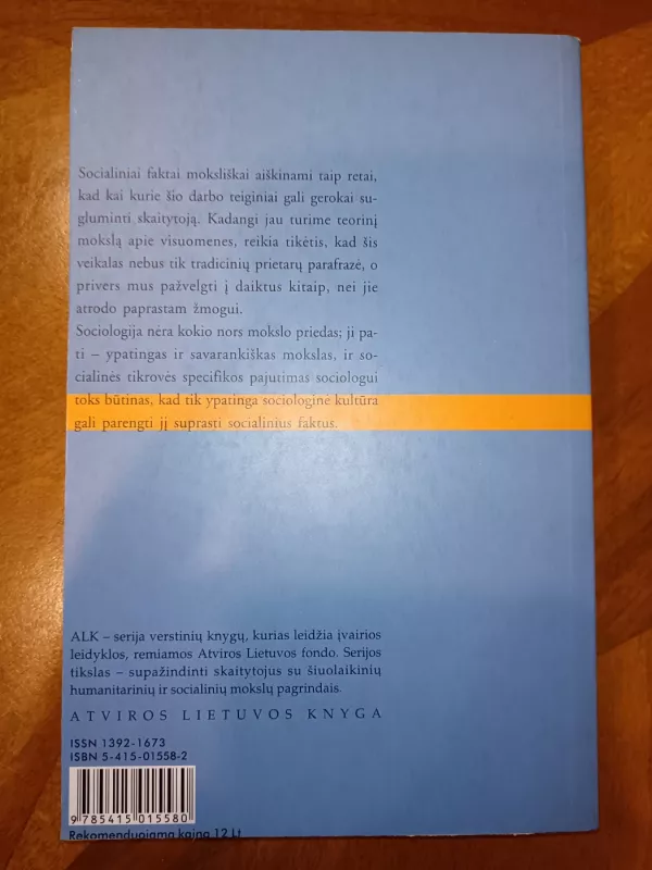 Sociologijos metodo taisyklės - Emile Durkheim, knyga 3