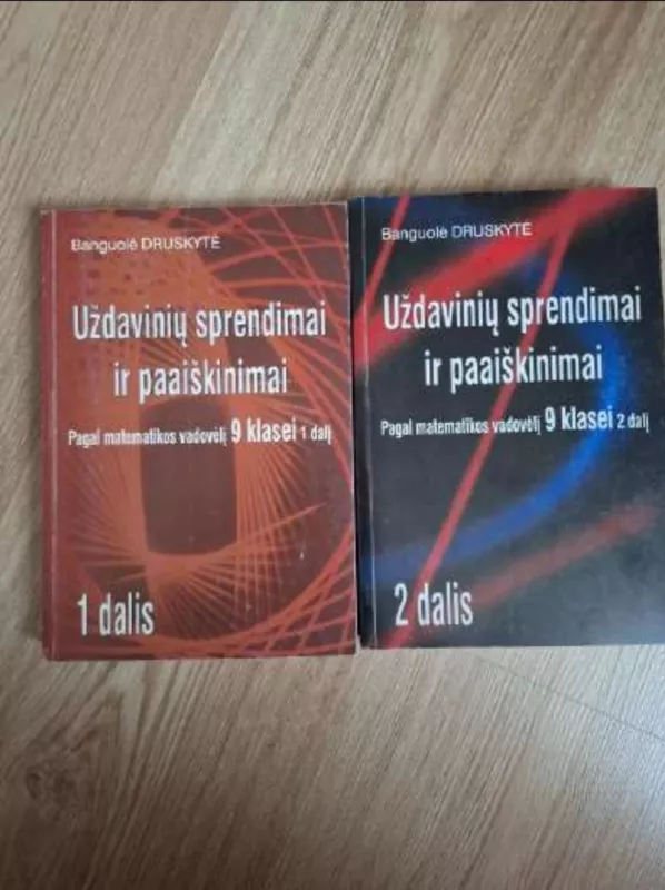 Matematika 9 vadovėliai ir paaiškinimai. - Banguolė Druskytė, knyga 3