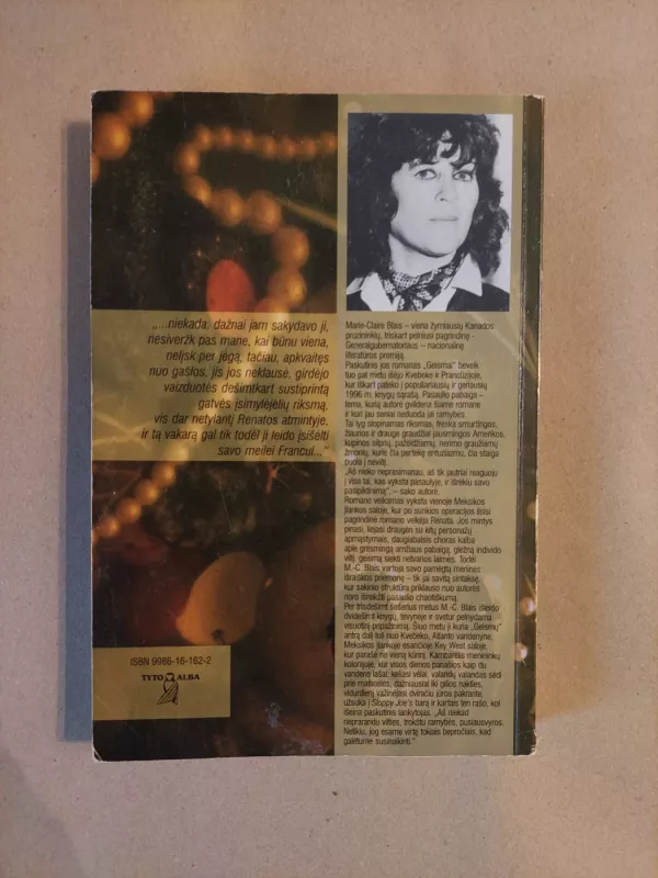 Geismai - Marie Claire Blais, knyga 3