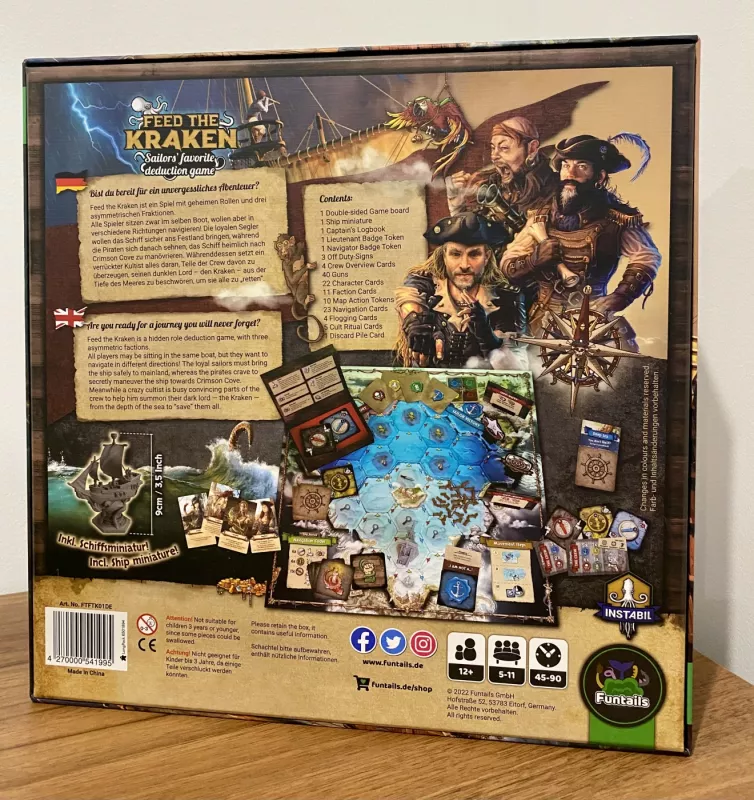 Feed the Kraken - , stalo žaidimas 4