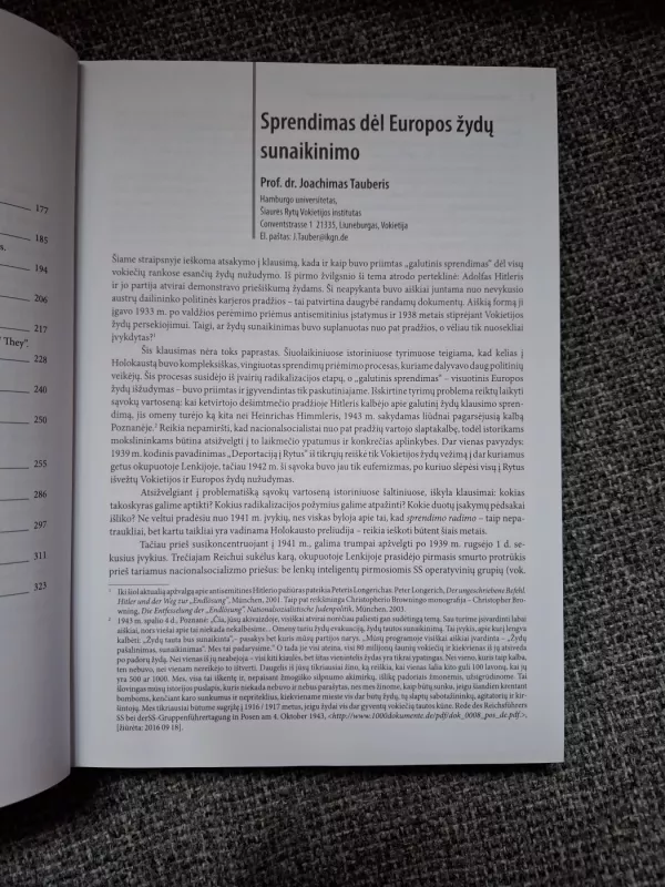 Holokaustas nacių okupuotose Rytų ir Vakarų Europos valstybėse: tyrimai ir atmintis - Autorių Kolektyvas, knyga 4