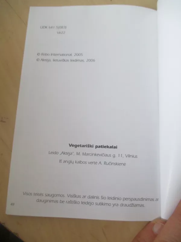 Greitai ir gardžiai. Vegetariški patiekalai. - Autorių Kolektyvas, knyga 6