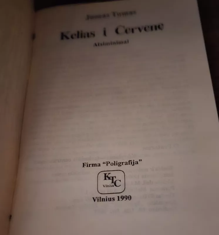 Kelias į Červenę - Juozas Tumas, knyga 3