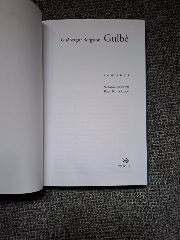 Gulbė - Gudbergur Bergsson, knyga 4