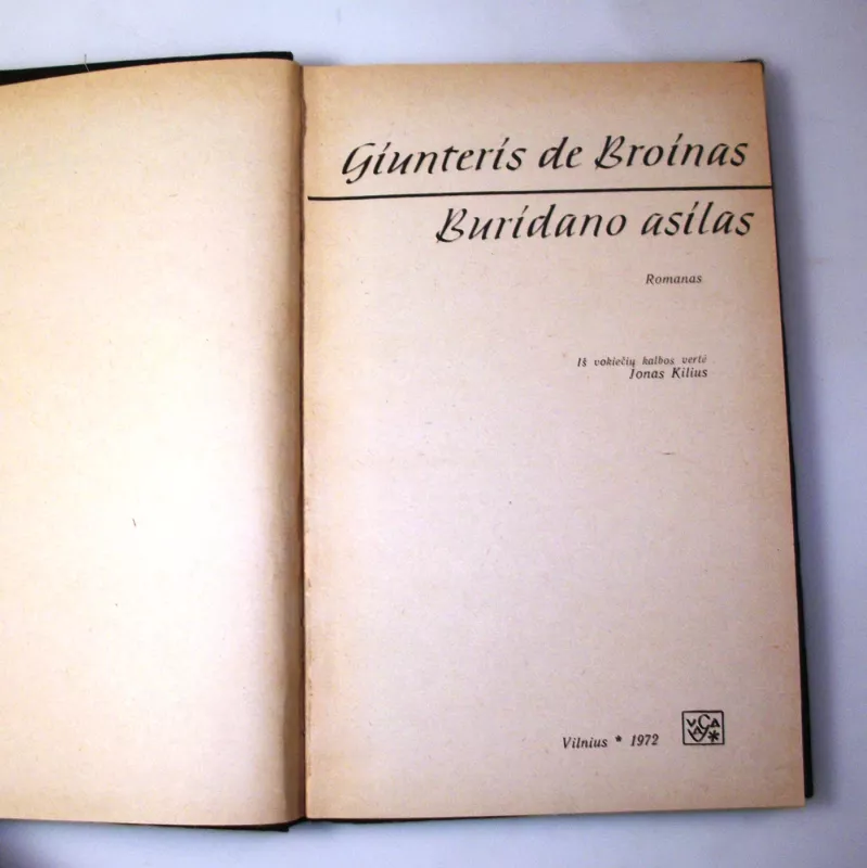 Buridano asilas - Giunteris de Broinas, knyga 4