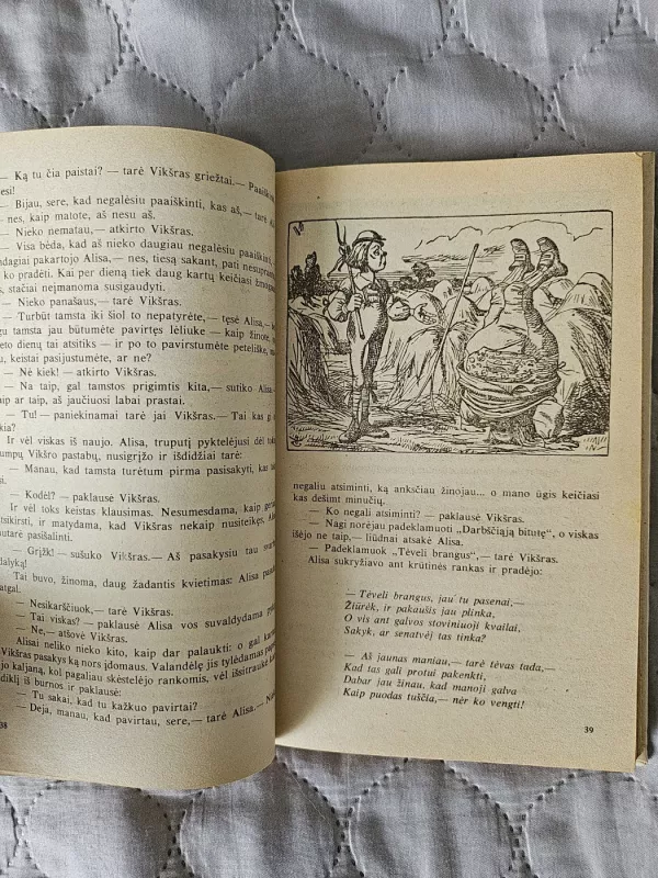 Alisa stebuklų šalyje ir veidrodžio karalystėje - Luisas Kerolis, knyga 3