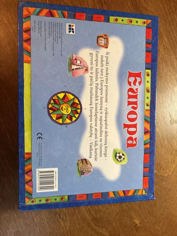 Europa. Europos valstybės. Dėlionių knyga. - Sonia Dixon, knyga 3