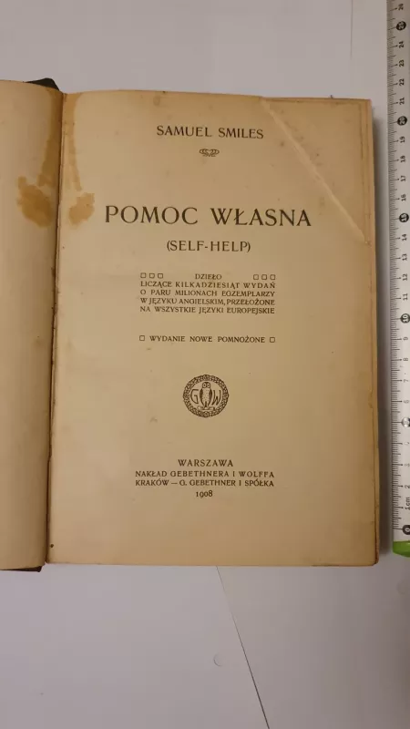 Pomoc wlasna - Samuel Smiles, knyga 3