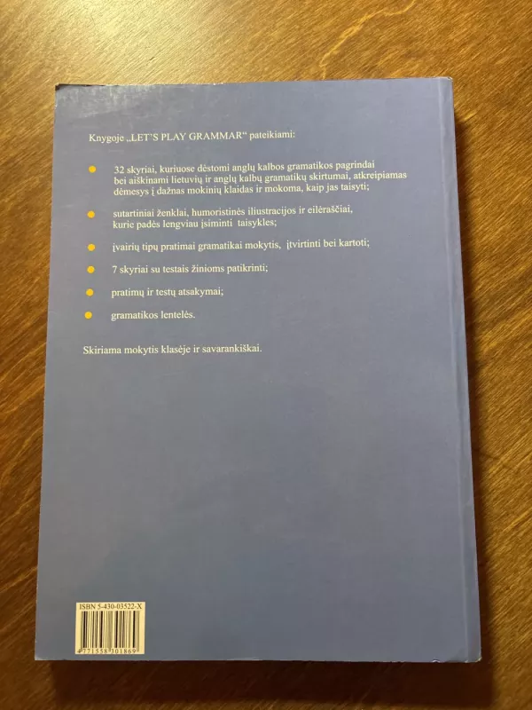 Let’s play grammar - Barbara Sciborowska, Barbara Sciborowska, Joana Za, knyga 3