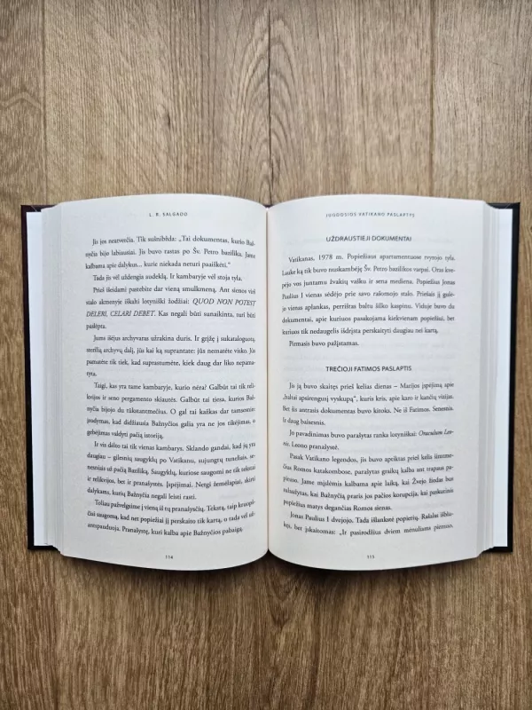 Juodosios vatikano paslaptys - L. R. Salgado, knyga 3