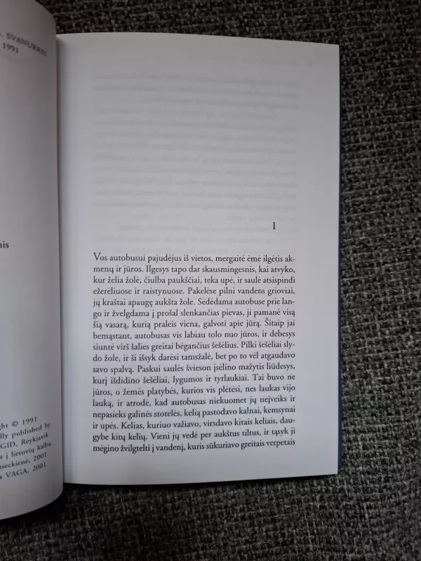 Gulbė - Gudbergur Bergsson, knyga 3