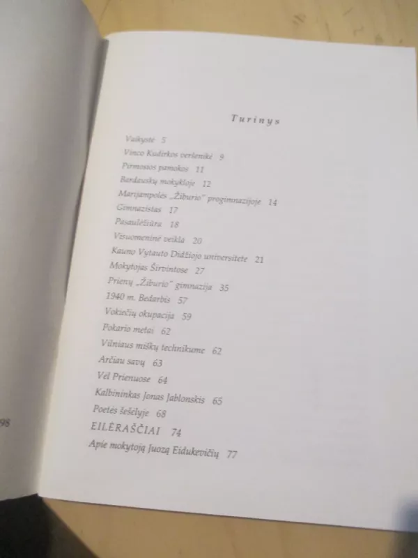 Juozas Eidukevičius praeities atsiminimai - Juozas Eidukevičius, knyga 5