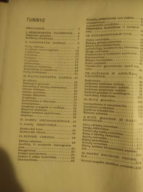 Namų meistro ABC - J. Siūčas, knyga 3