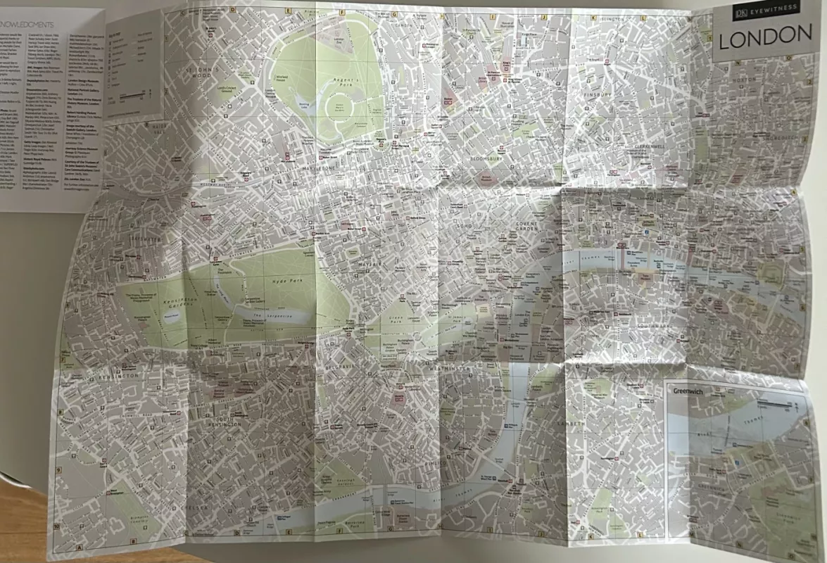 London mini map + guide - Matt Norman, knyga 4