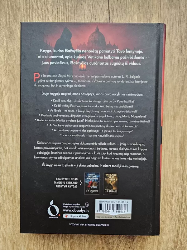 Juodosios vatikano paslaptys - L. R. Salgado, knyga 4