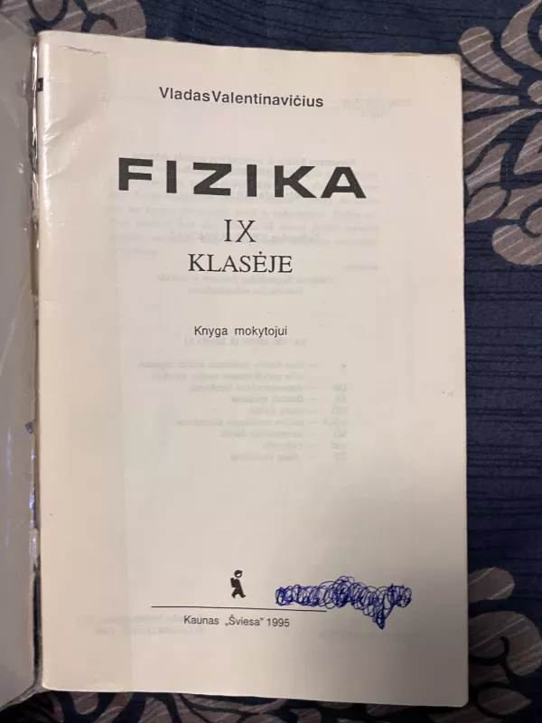Fizika 9 klasėje. Knyga mokytojui - V. Valentinavičius, knyga 3