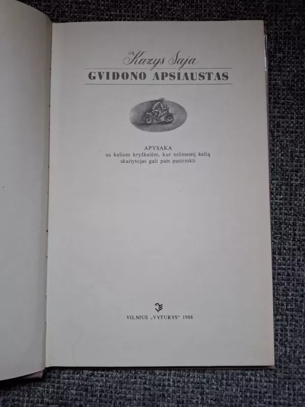 Gvidono apsiaustas - Kazys Saja, knyga 4