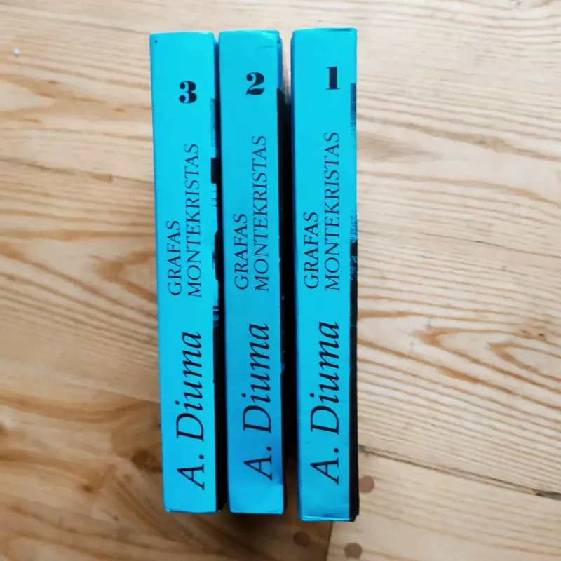 Grafas Montekristas 1,2,3 dalys - A.Diuma, knyga 3