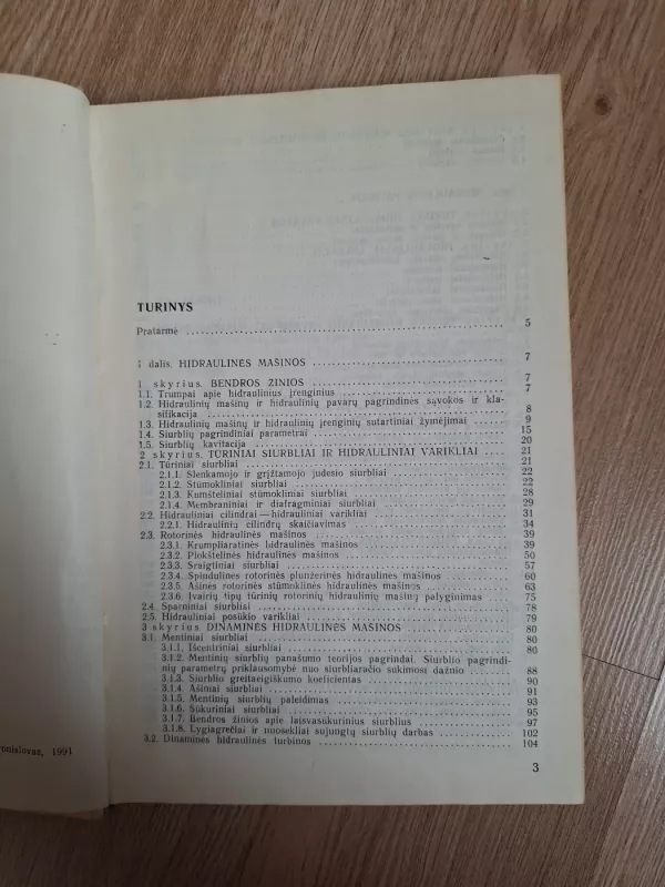 Hidraulinės mašinos ir pavaros - Bronislovas Spruogis, knyga 3