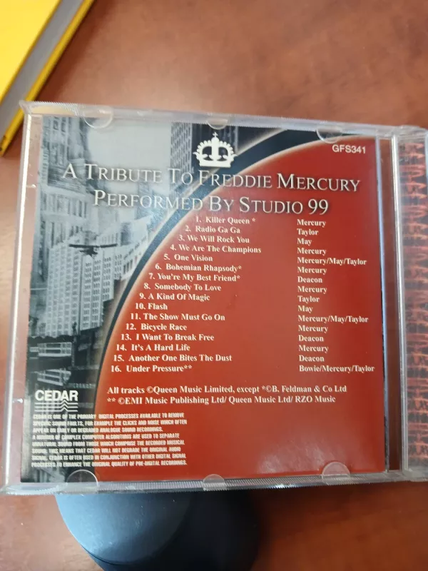 A tribute to Freddy Mercury - Queen, plokštelė 2