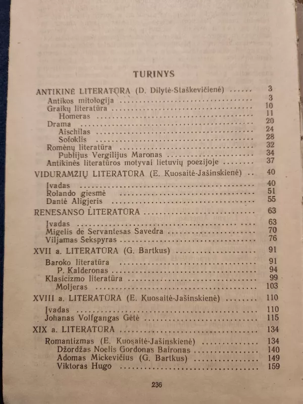 Visuotinė literatūra 10-11 klasei - Autorių Kolektyvas, knyga 3