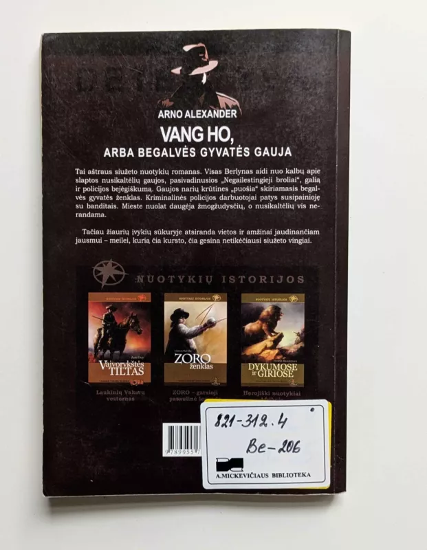 Vang Ho, arba begalvės gyvatės gauja - Alexander Arno, knyga 6