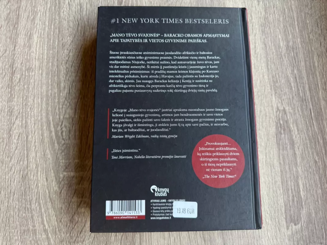 Mano tėvo svajonės: mano šeimos istorija - Barack Obama, knyga 3