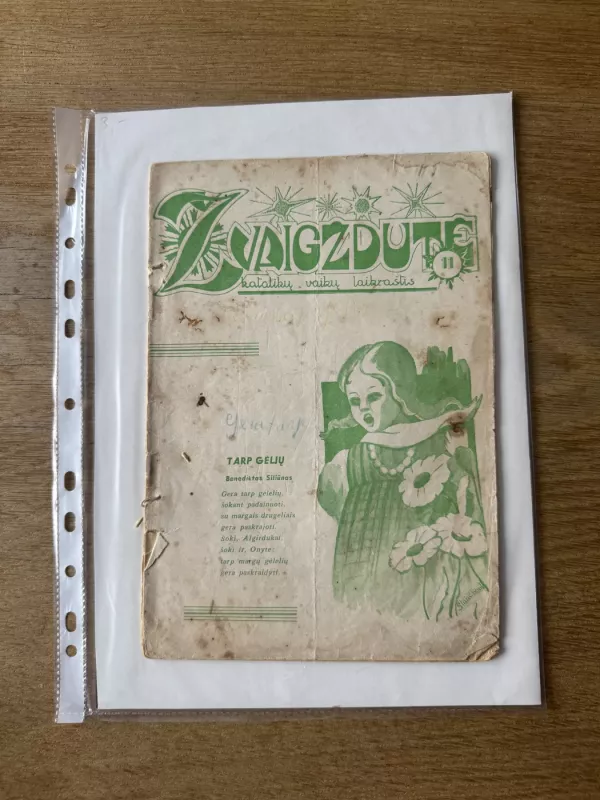 Žvaigždutė tarpukario laikraštis vaikams 1938 - J. Kuzmickis, knyga 2