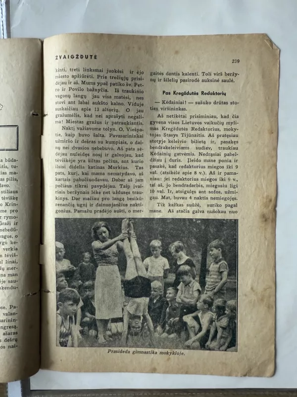 Žvaigždutė tarpukario laikraštis vaikams 1938 - J. Kuzmickis, knyga 5
