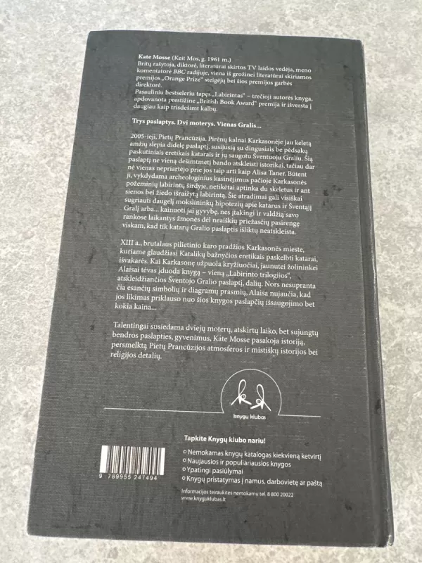 Labirintas - Kate Mosse, knyga 3